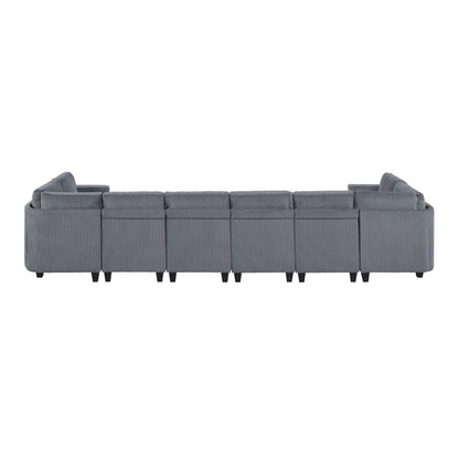 Walterboro - Sectional With Storage, Storage Pouches And Charging Ports