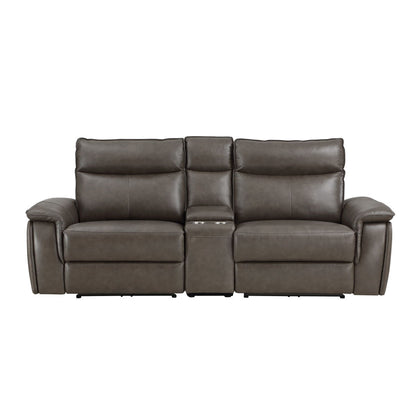 Maroni - Power Double Reclining Loveseat With Center Console And Power Headrests