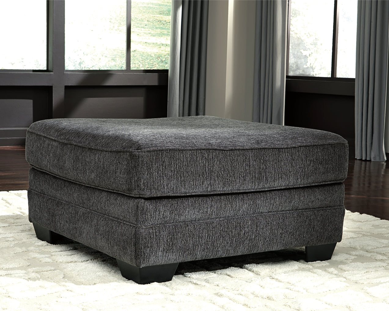 Furniture City Laplace - Ashley Furniture - TraclingLiving Room - Oversized Accent Ottoman / Slate - 7260008