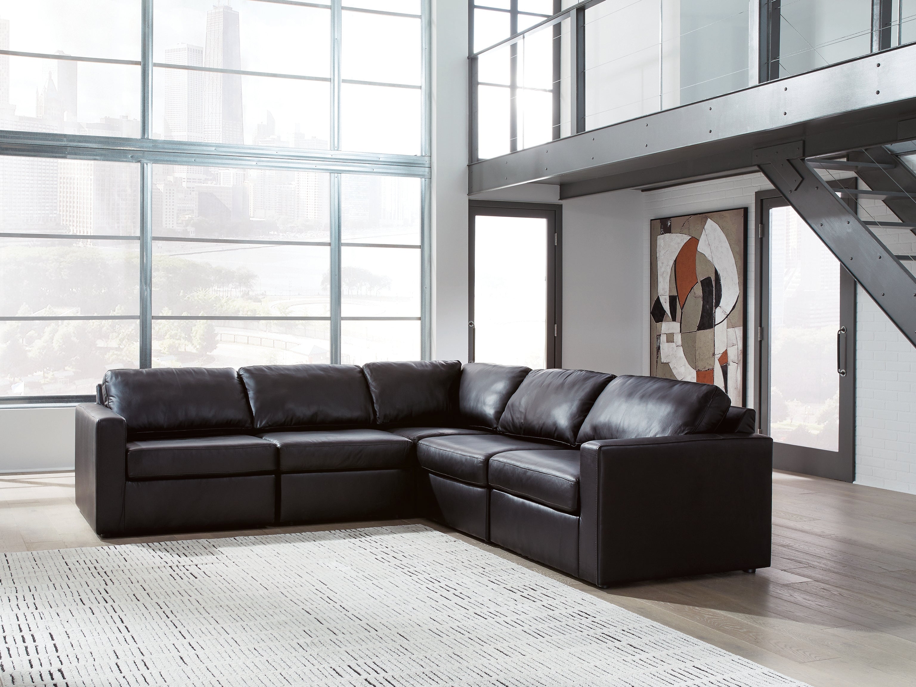 Furniture City Laplace - Ashley Furniture - ModMax II 5-Piece Sectional - RAF 5-Piece Sectional - 74305S6