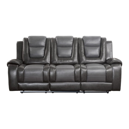 Briscoe - Double Reclining Sofa With Center Drop-Down Cup Holders