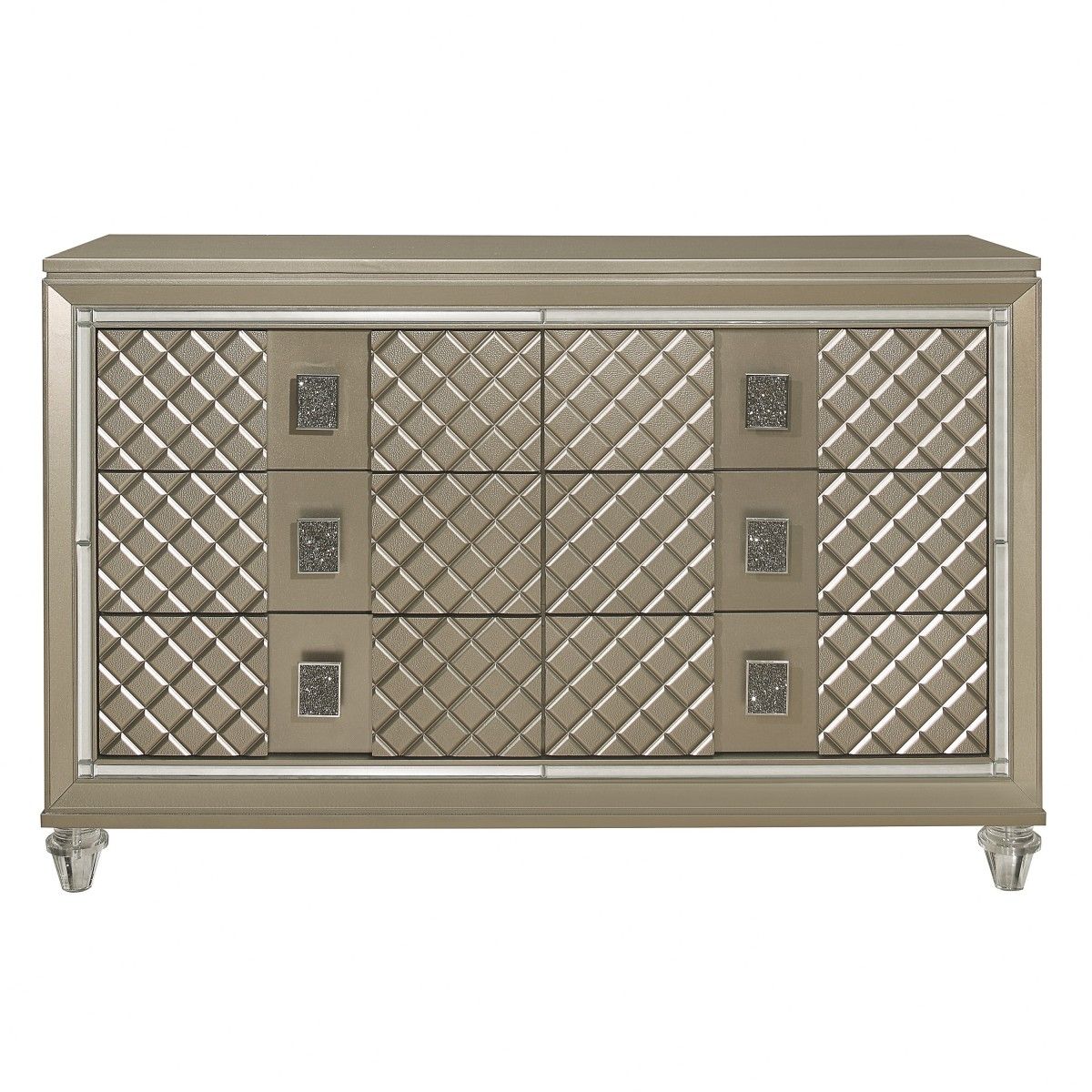 Loudon - Dresser - Gold / Silver / Champagne