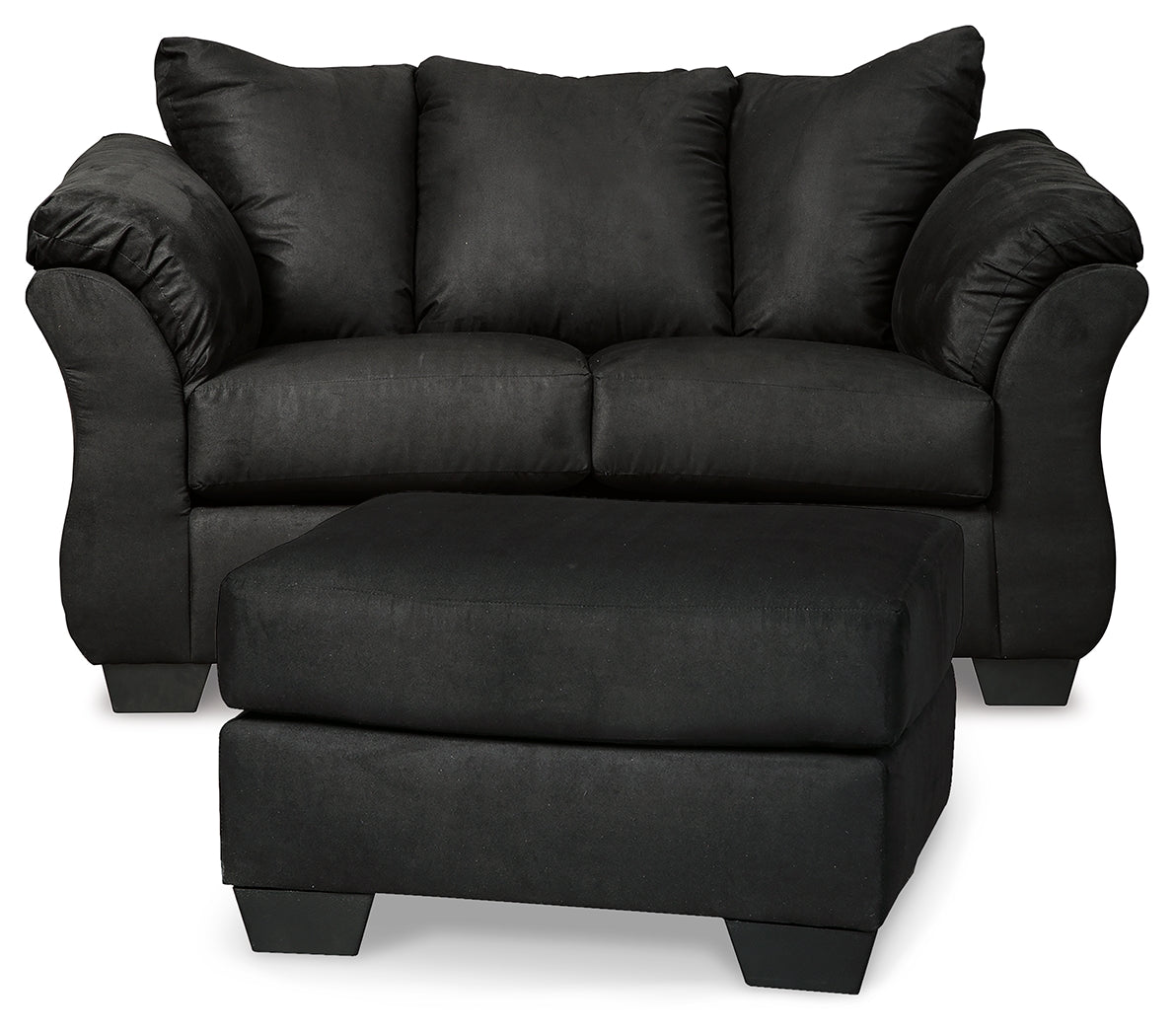 Furniture City Laplace - Ashley Furniture - Darcy Loveseat and Ottoman - Loveseat and Ottoman - 75008U6