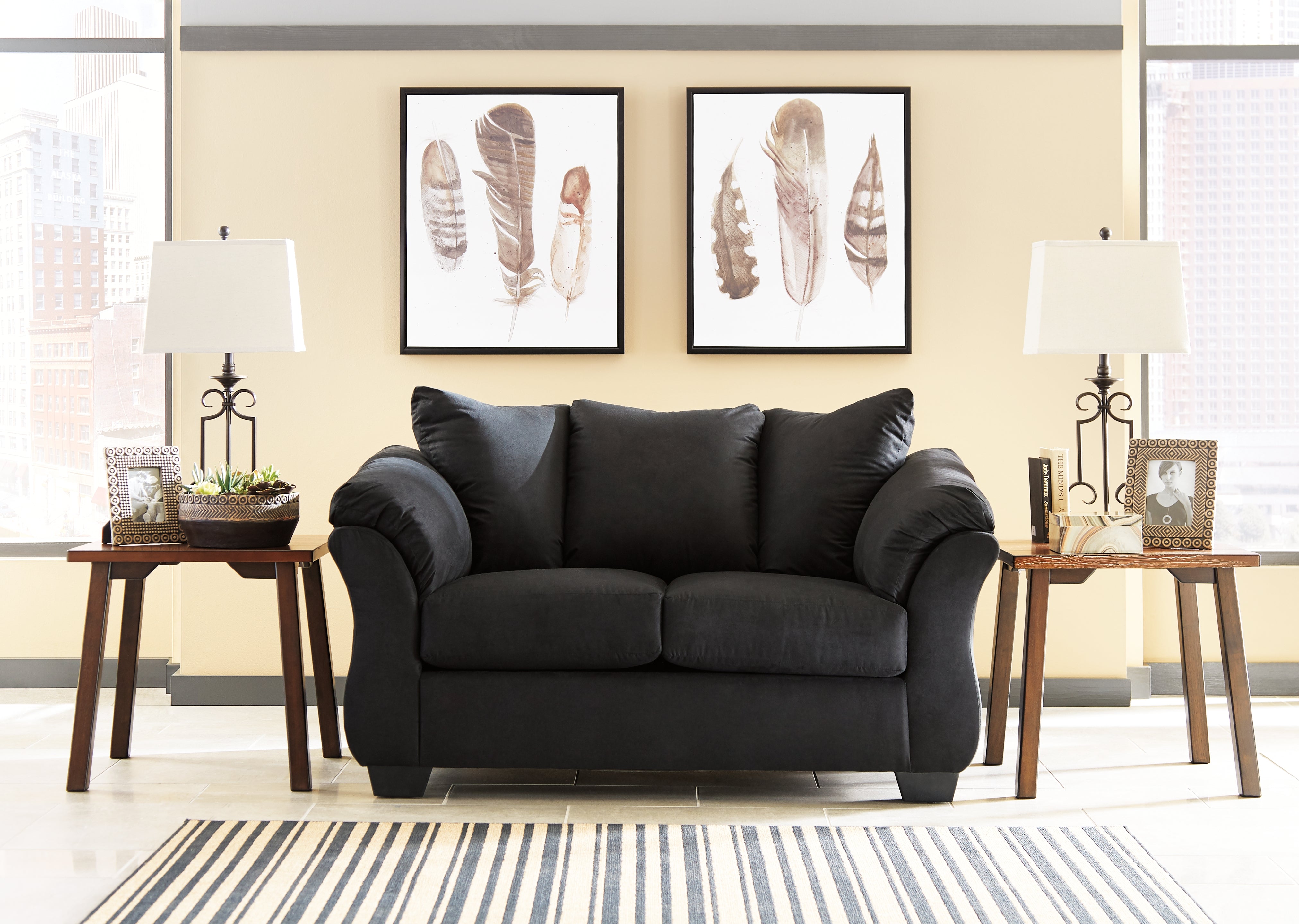 Furniture City Laplace - Ashley Furniture - DarcyLiving Room - Chair / Cobblestone - 7500835