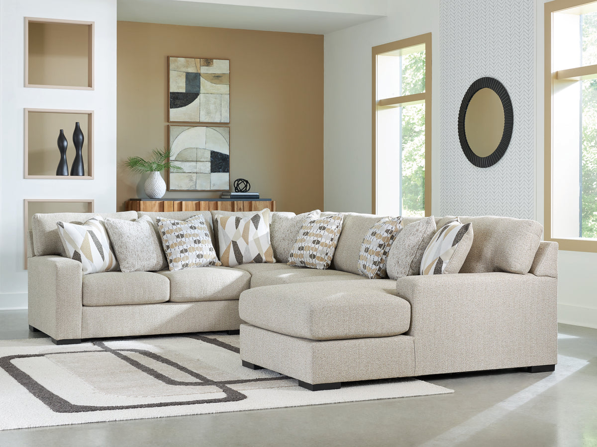 Furniture City Laplace - Ashley Furniture - Laurelgrove Sectionals - 4-Piece Sectional with Chaise - 75105S2