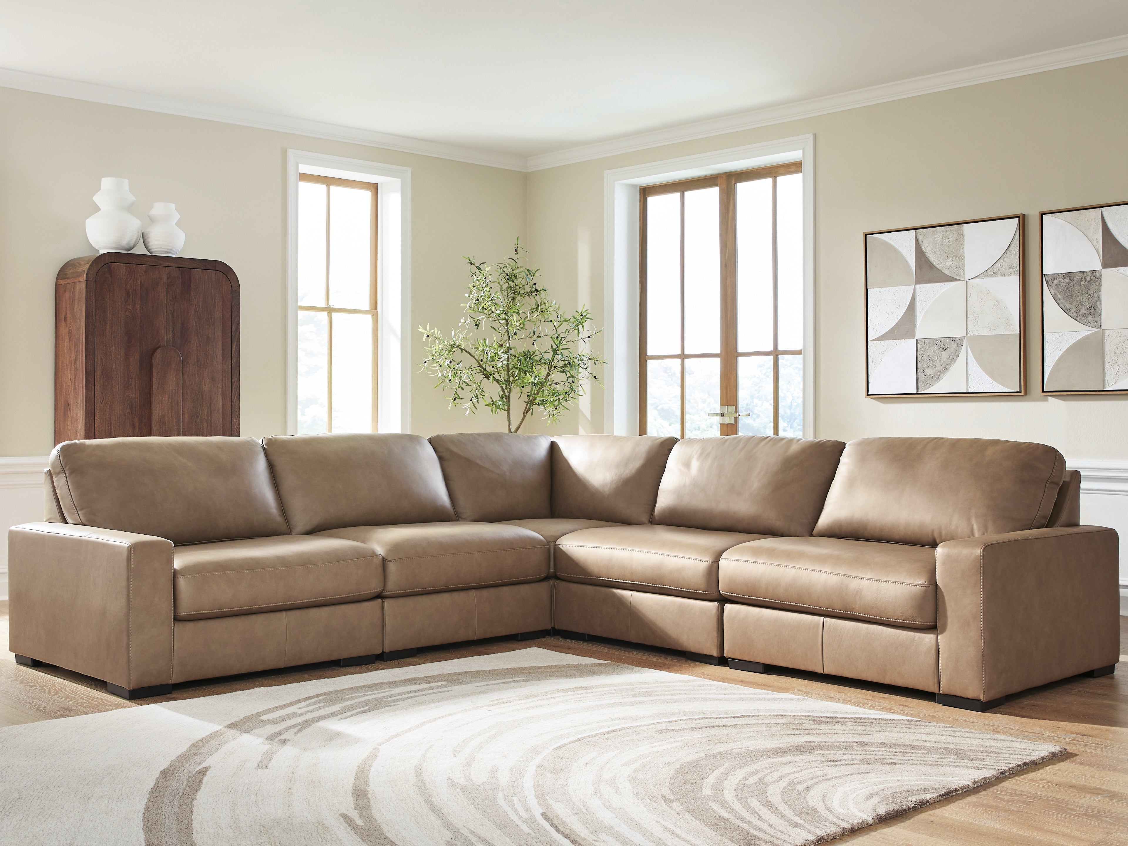 Furniture City Laplace - Ashley Furniture - Veronella 5-Piece Sectional - RAF 5-Piece Sectional - 76106S17