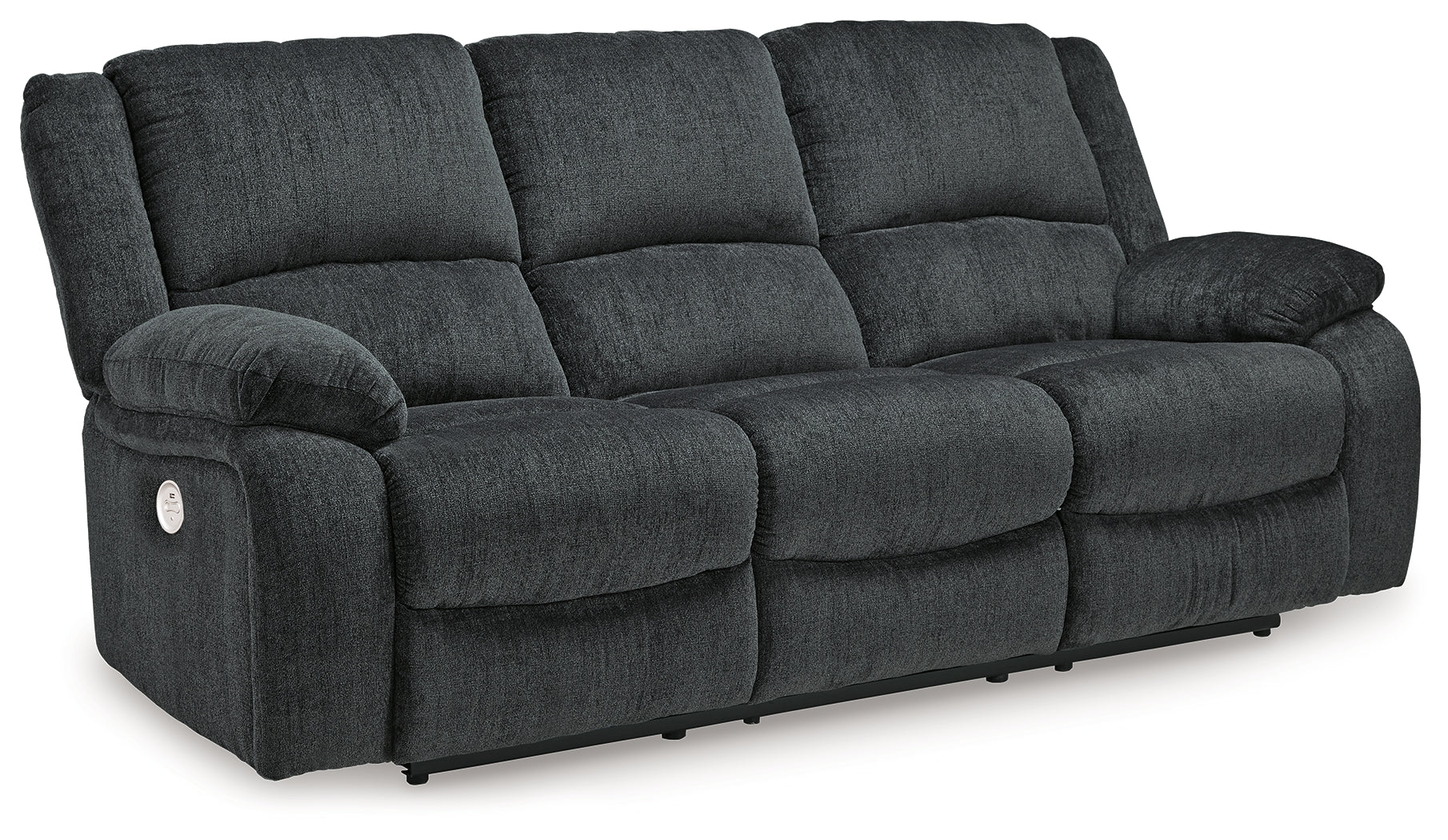 Furniture City Laplace - Ashley Furniture - DraycollLiving Room - Reclining Power Sofa / Slate - 7650487