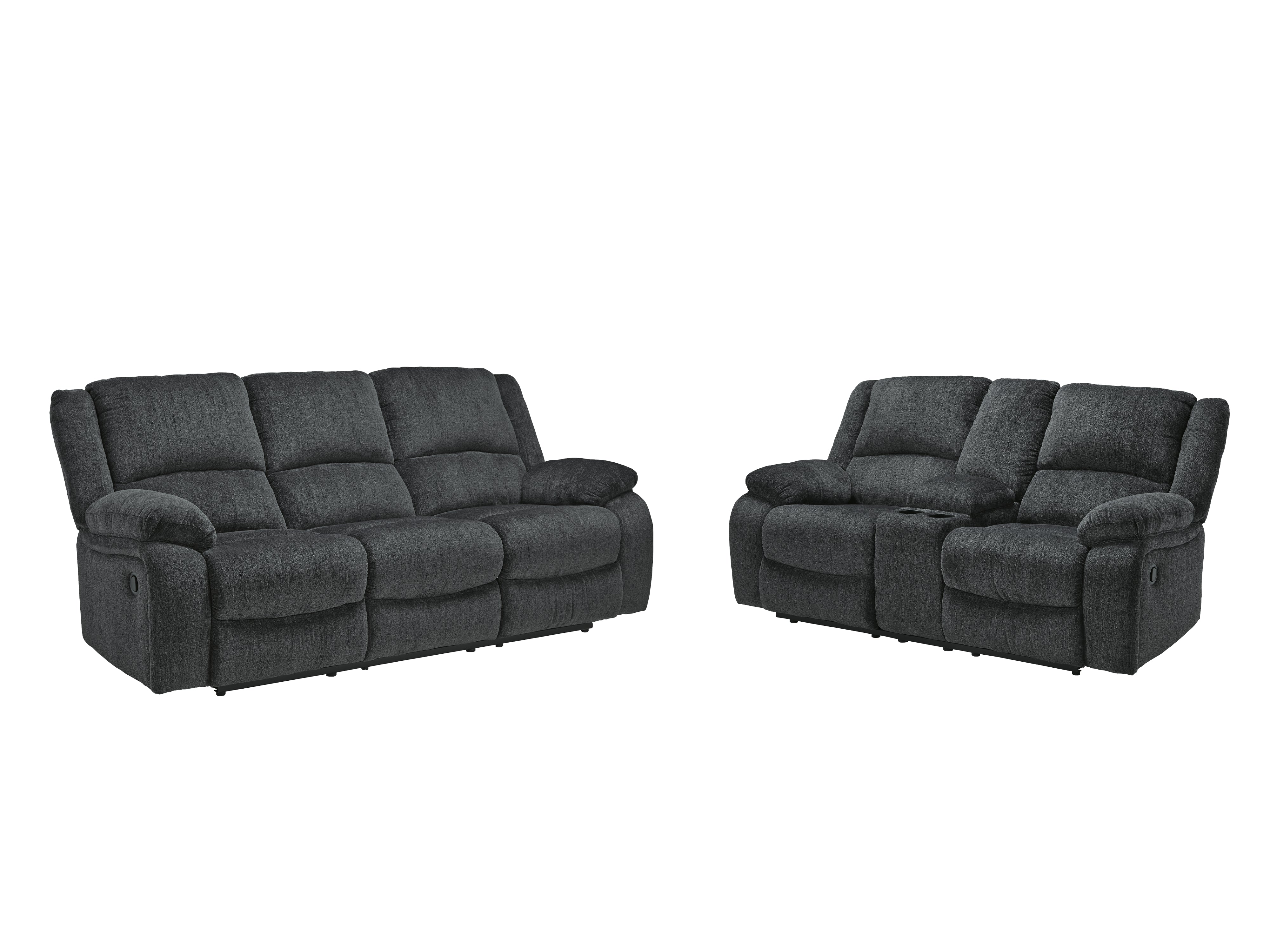 Furniture City Laplace - Ashley Furniture - Draycoll Reclining Sofa and Loveseat - Reclining Sofa and Loveseat - 76504U1