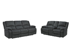 Draycoll Reclining Sofa and Loveseat