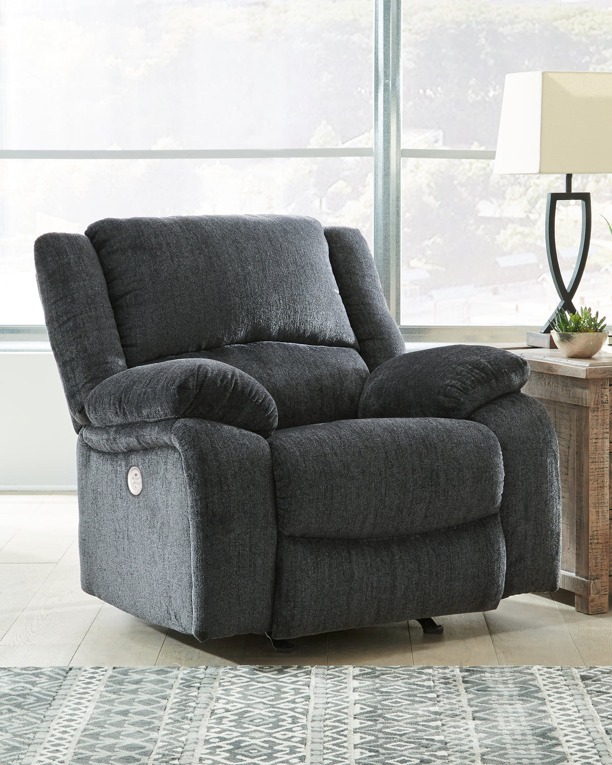 Furniture City Laplace - Ashley Furniture - Draycoll Power Recliner - Power Rocker Recliner - 7650498