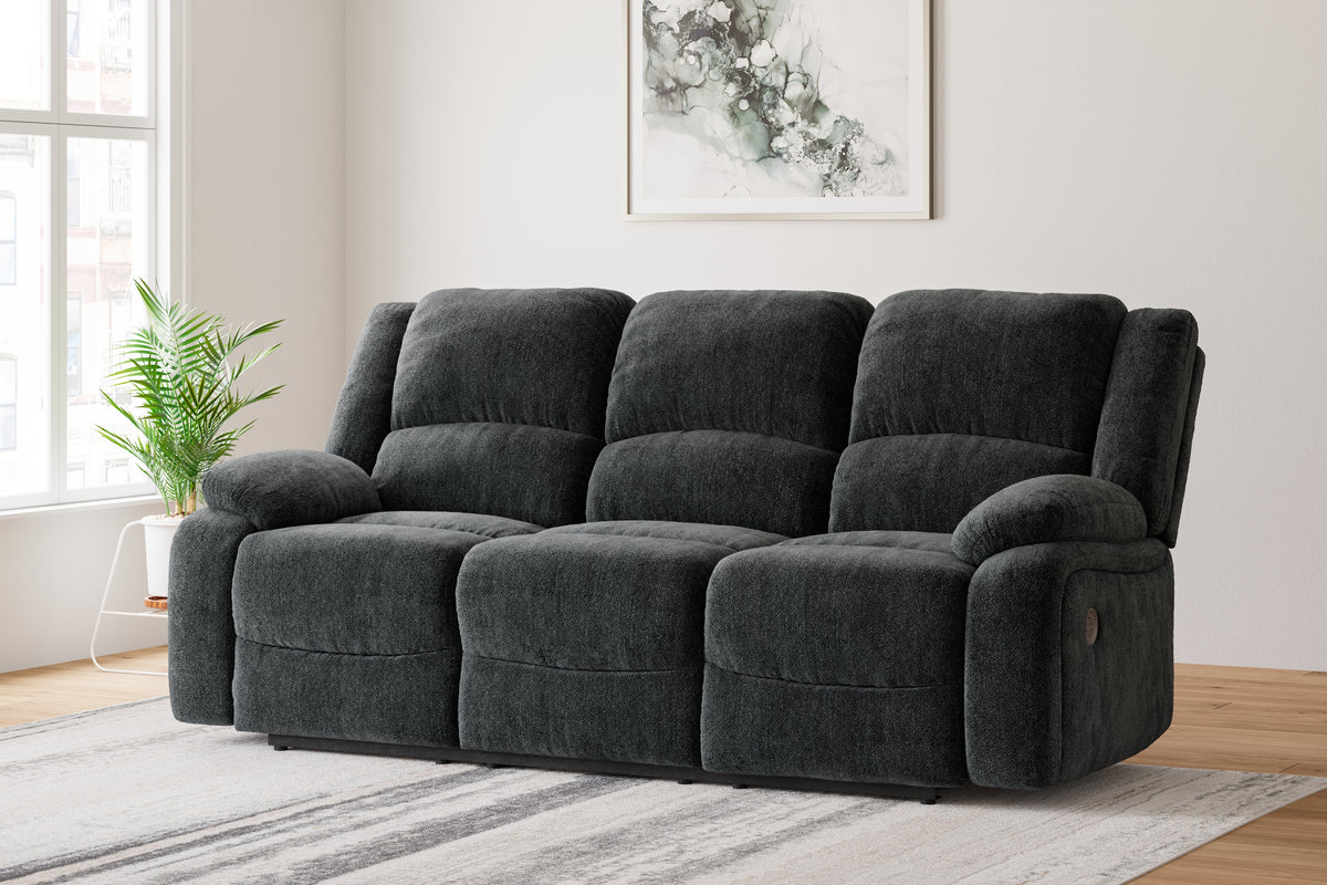 Furniture City Laplace - Ashley Furniture - Draycoll Power Reclining Sofa - Reclining Power Sofa - 7650487