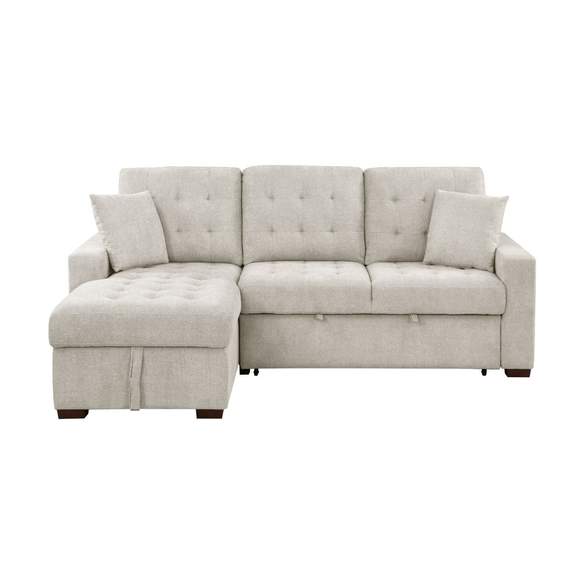 Waitsfield - Sectional With Chaise, Pull-Out Bed And Hidden Storage