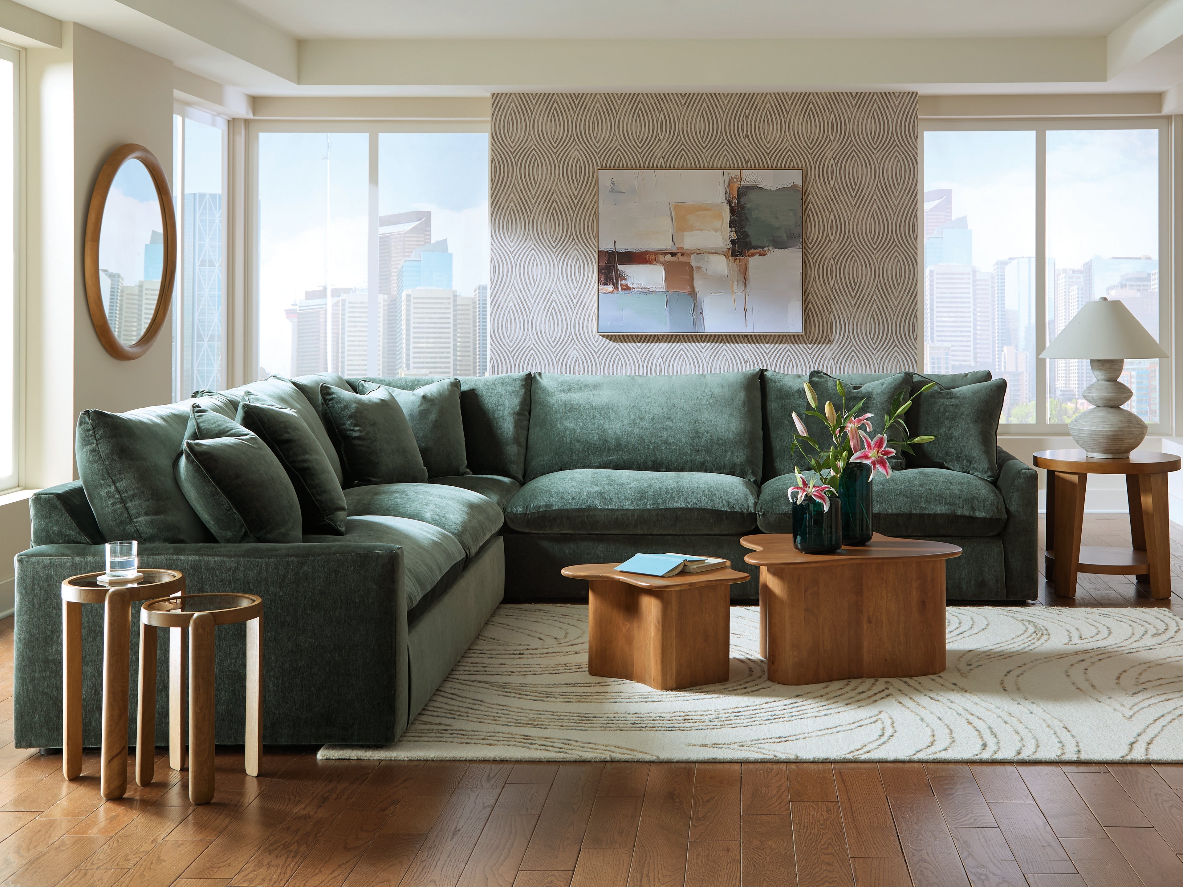 Furniture City Laplace - Ashley Furniture - Carriage View Sectionals - LAF 3-Piece Sectional - 78001S1