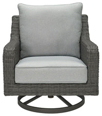 Elite Park - Swivel Lounge w/ Cushion - Gray