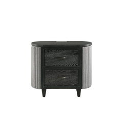 Skyline - 2 Drawer Nightstand - Onyx