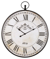 Augustina - Wall Clock - Antique Black