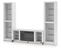Brollevi - 3-Piece Entertainment Center - White