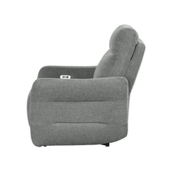 Edition - Power Lay Flat Reclining Chair With Power Headrest And USB Port - Dove Gray