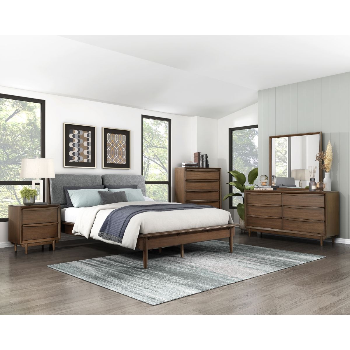 Astrid - Nightstand - Brown