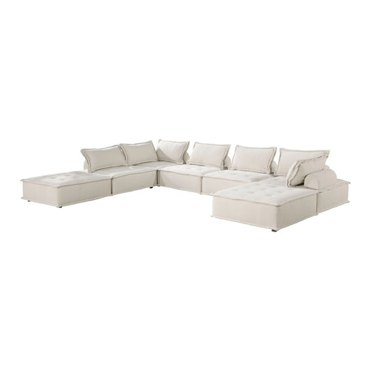 Inman - 7 Piece Modular Sectional - Beige