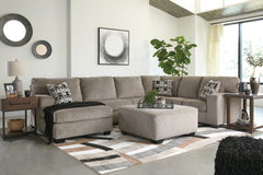 Furniture City Laplace - Ashley Furniture - Ballinasloe Sectionals - RAF 3-Piece Sectional with Chaise / Smoke - 80703S1