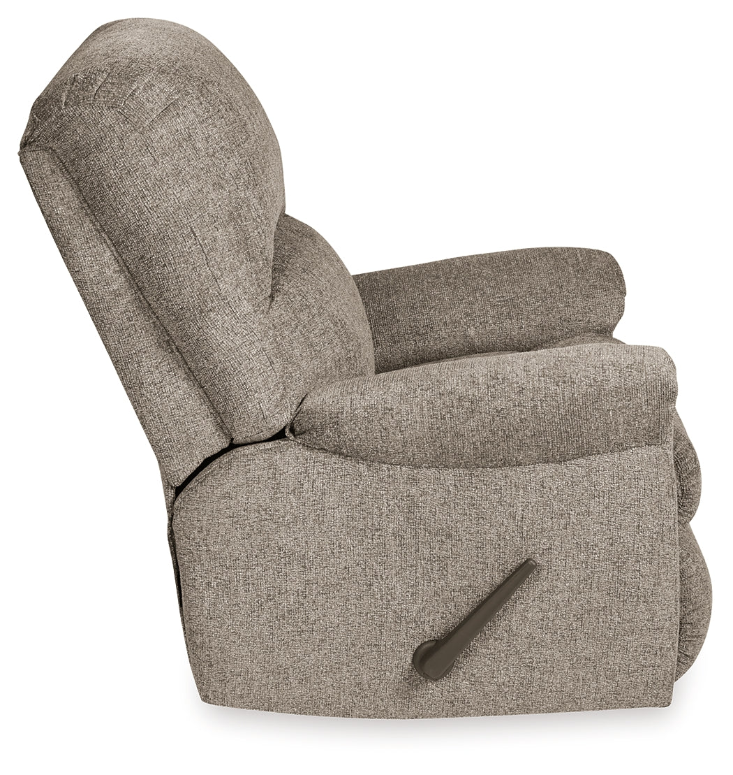 Furniture City Laplace - Ashley Furniture - BallinasloeLiving Room - Rocker Recliner / Platinum - 8070225