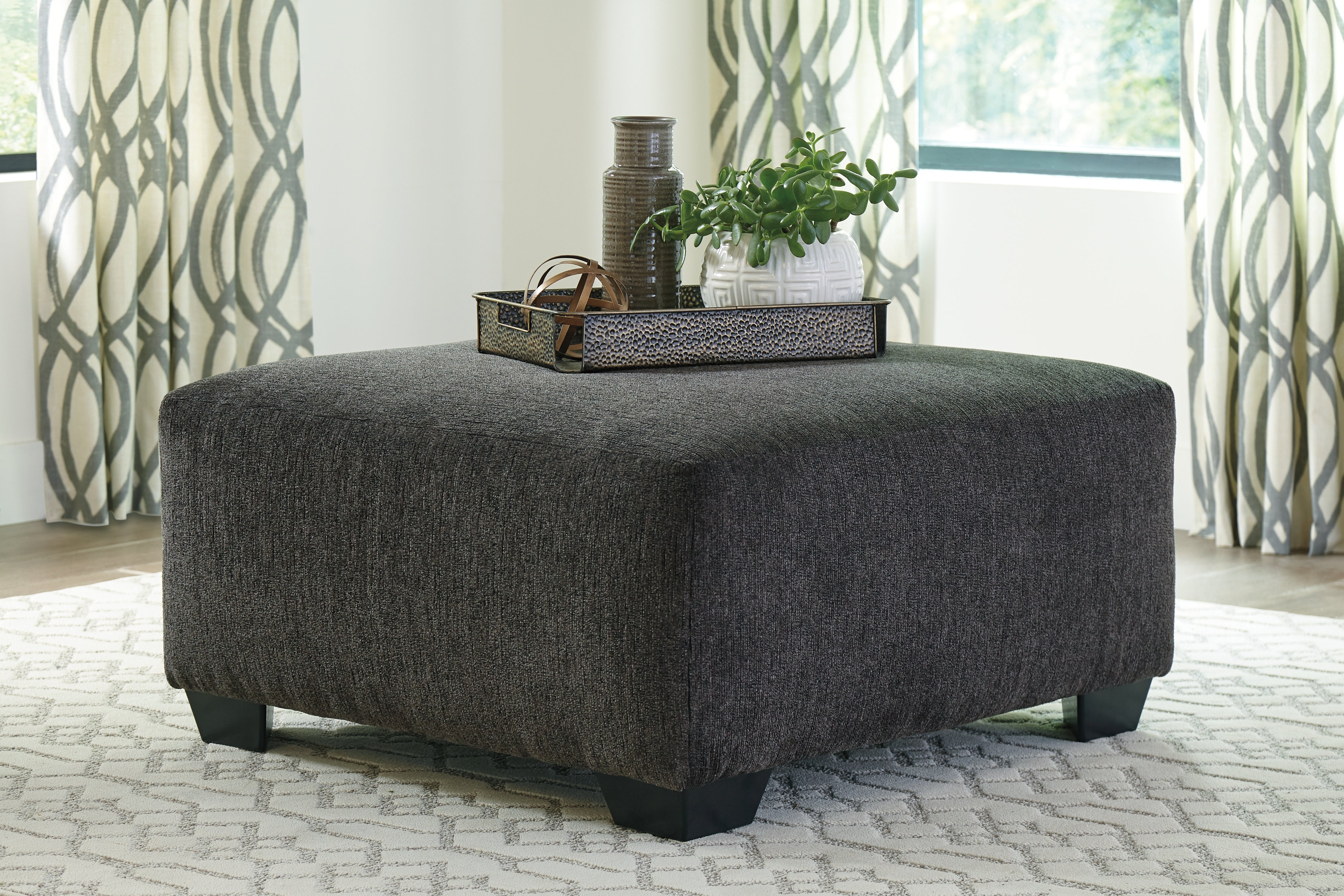 Furniture City Laplace - Ashley Furniture - BallinasloeLiving Room - Oversized Accent Ottoman / Smoke - 8070308
