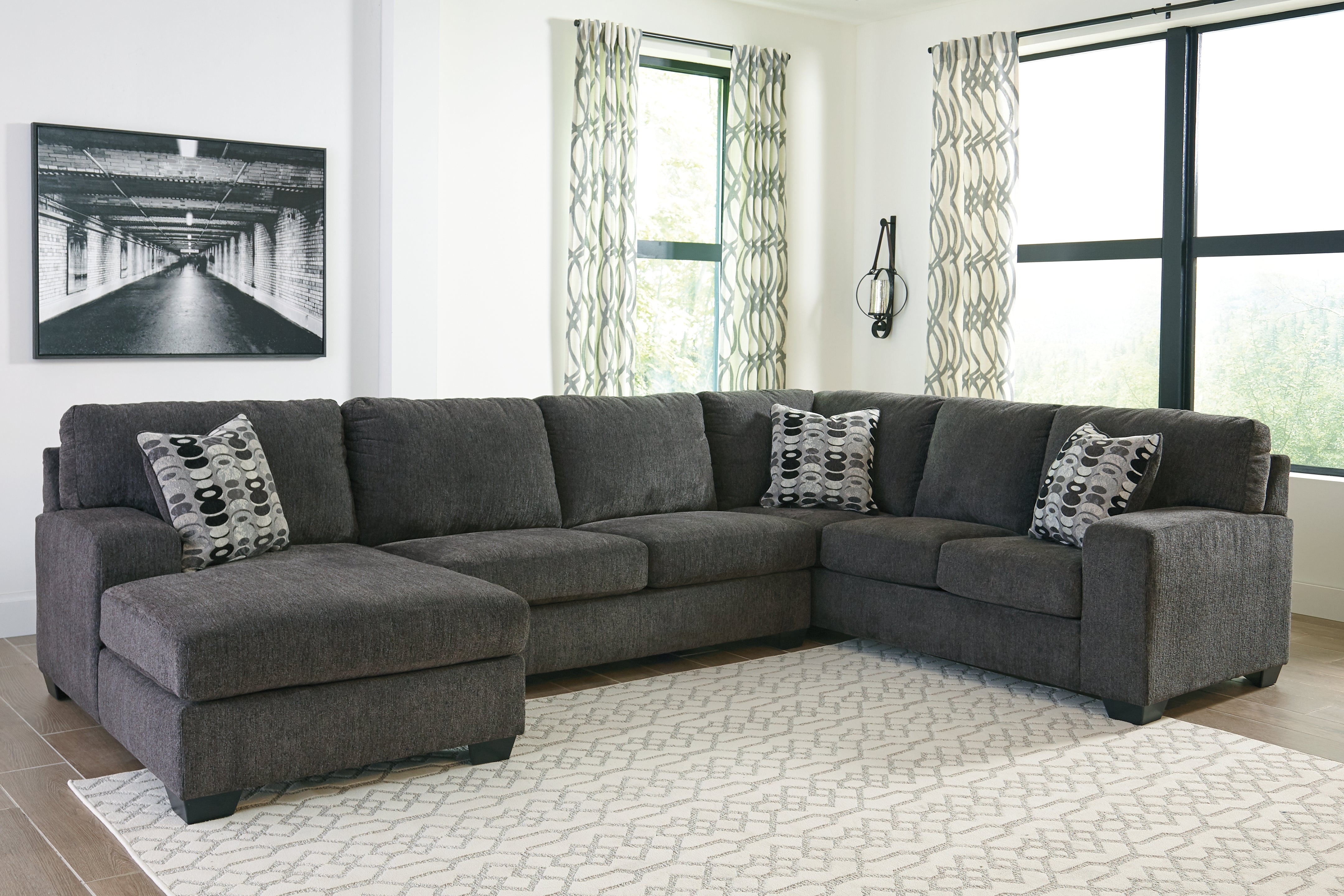 Furniture City Laplace - Ashley Furniture - Ballinasloe Sectionals - RAF 3-Piece Sectional with Chaise - 80703S1