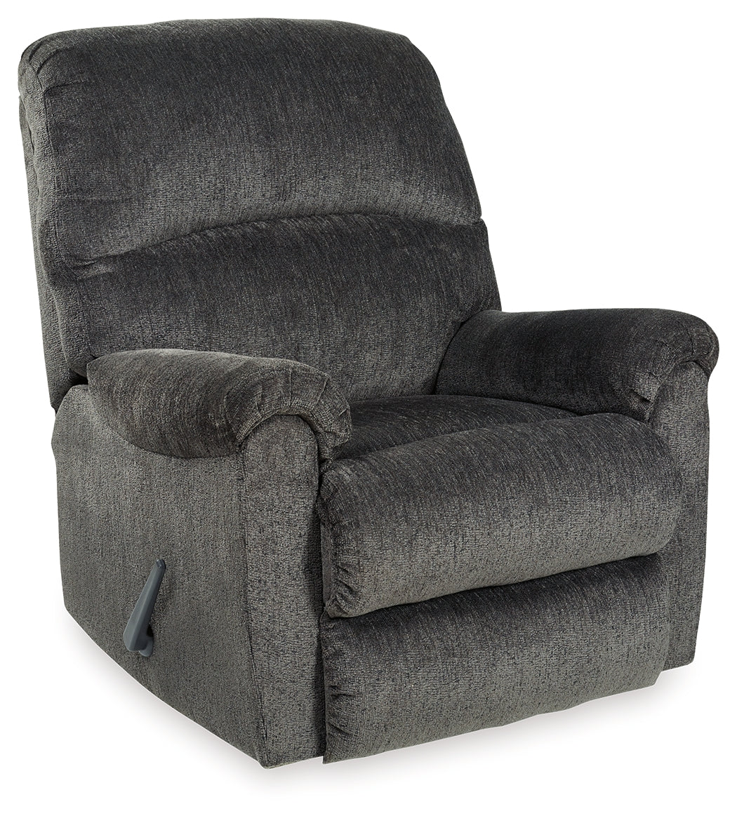 Furniture City Laplace - Ashley Furniture - BallinasloeLiving Room - Rocker Recliner / Smoke - 8070325