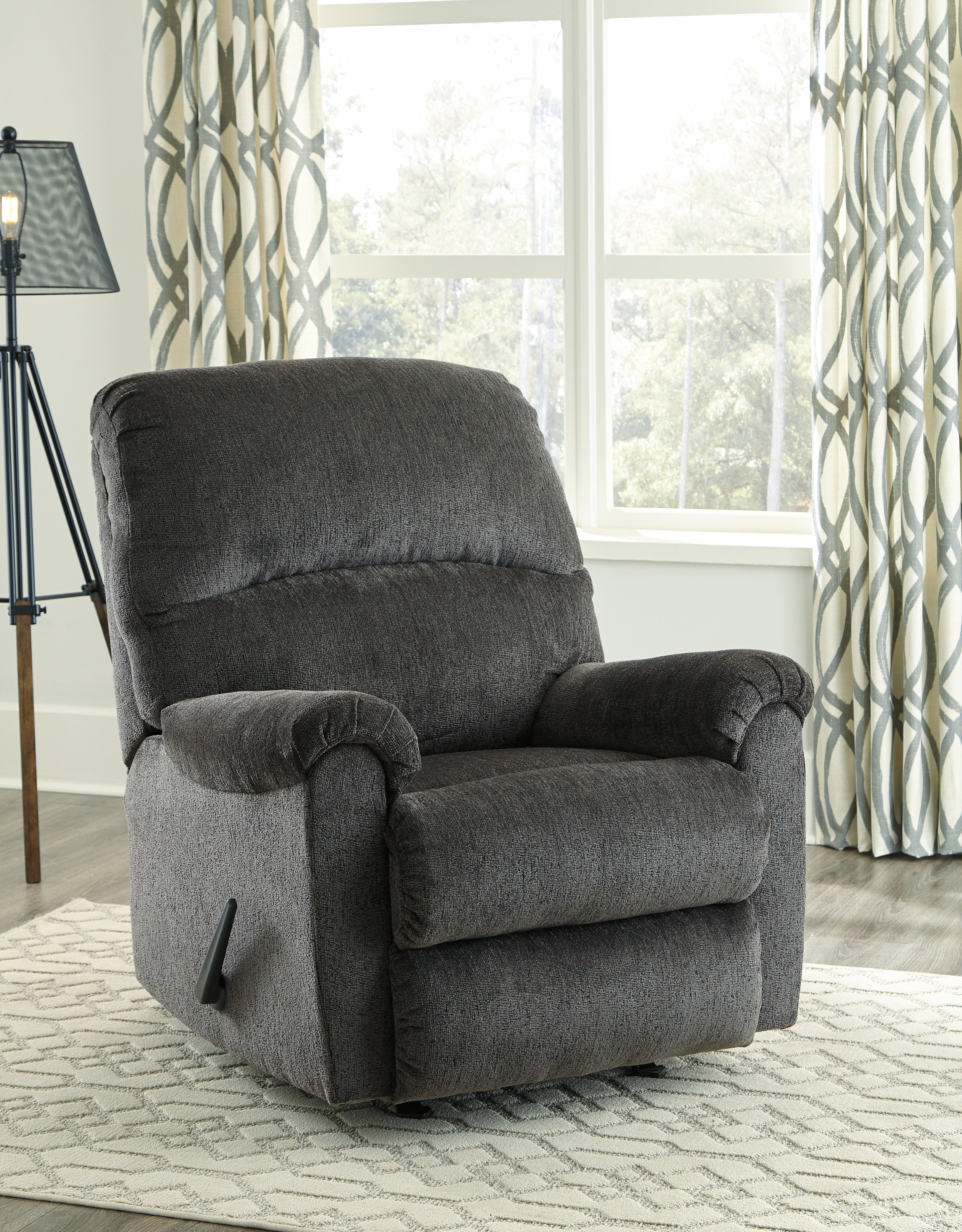 Furniture City Laplace - Ashley Furniture - BallinasloeLiving Room - Rocker Recliner / Smoke - 8070325