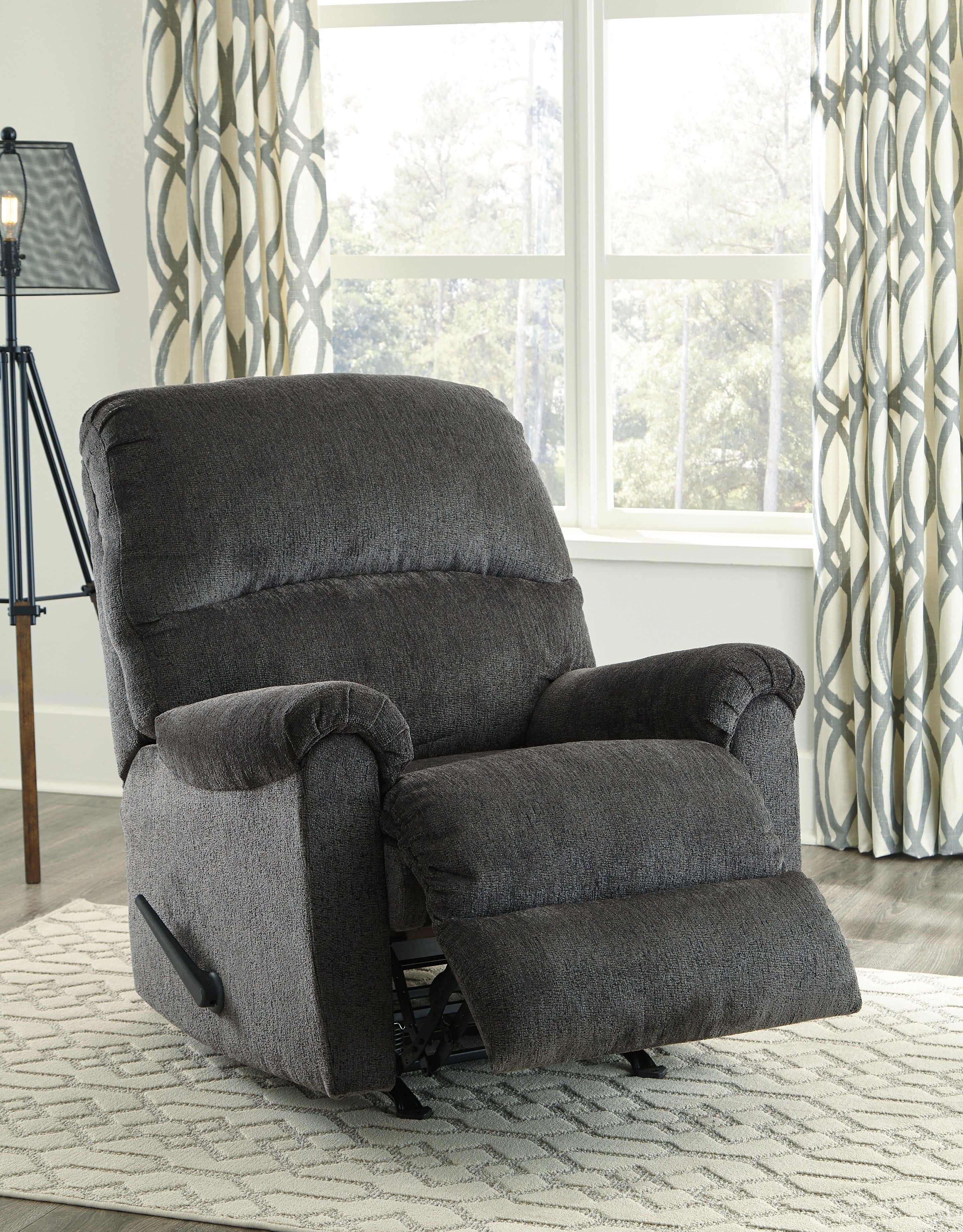 Furniture City Laplace - Ashley Furniture - BallinasloeLiving Room - Rocker Recliner / Smoke - 8070325
