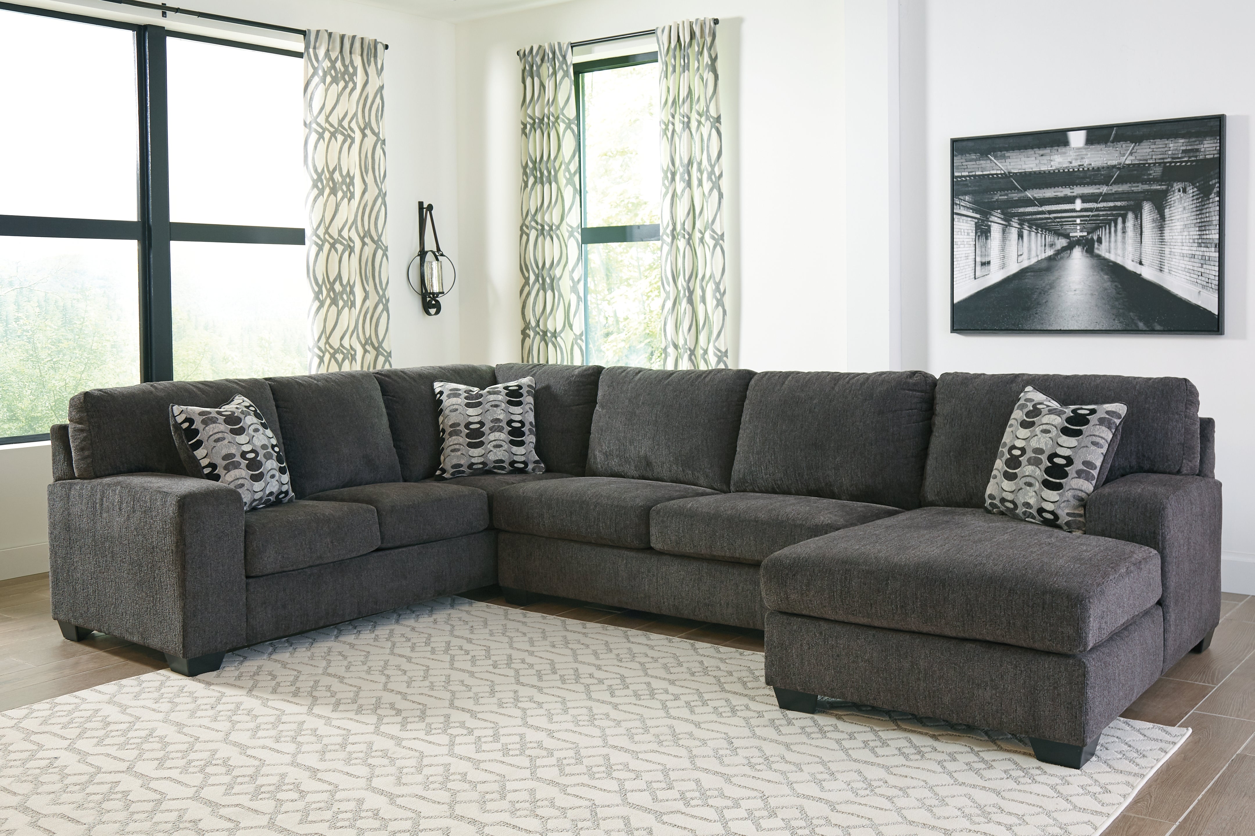 Furniture City Laplace - Ashley Furniture - Ballinasloe Sectionals - LAF 3-Piece Sectional with Chaise - 80703S2