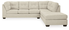 Furniture City Laplace - Ashley Furniture - Falkirk Sectionals - LAF 2-Piece Sectional with Chaise / Parchment - 80806S2