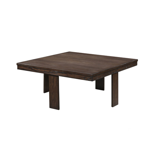 Paxton - 5 Piece Living Room Set (Storage Coffee Table With 4 Tuck-In Ottomans) - Dark Brown