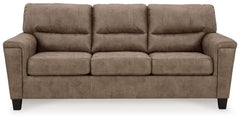 Navi - 3 Pc. - Sofa, Loveseat, Rocker Recliner - Fossil