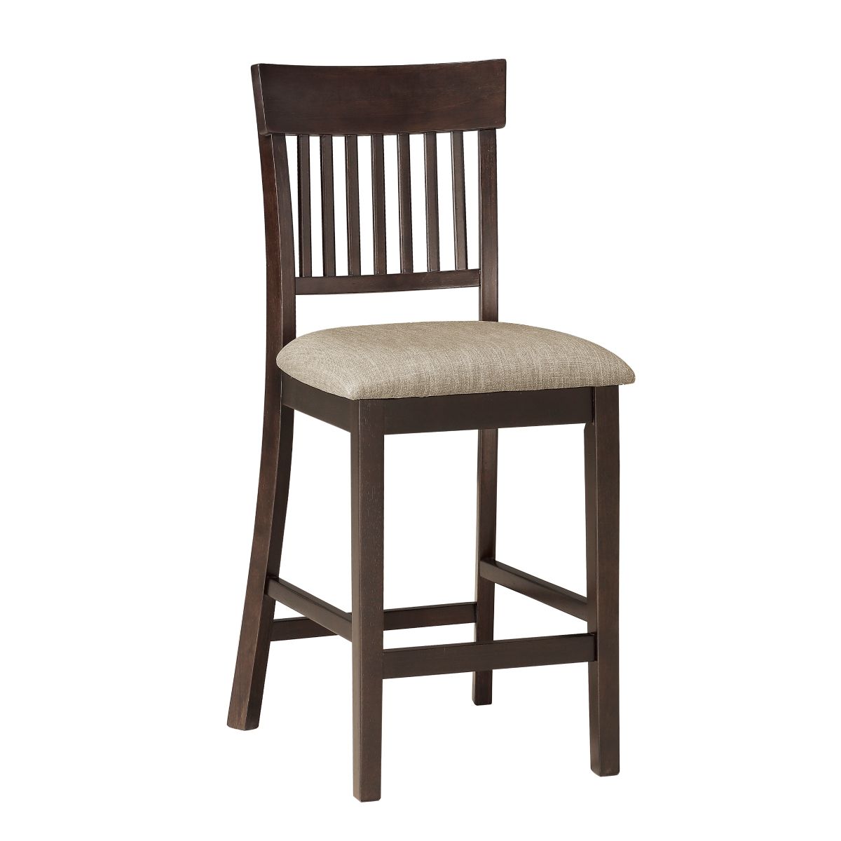 Balin - Counter Height Chair With Slat Back (Set of 2) - Brown