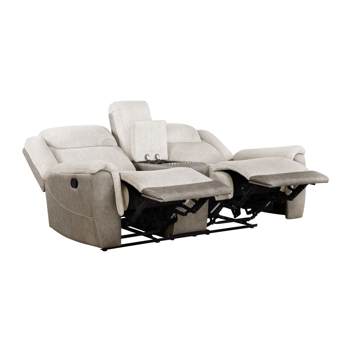 Harriette - Double Reclining Loveseat With Center Console