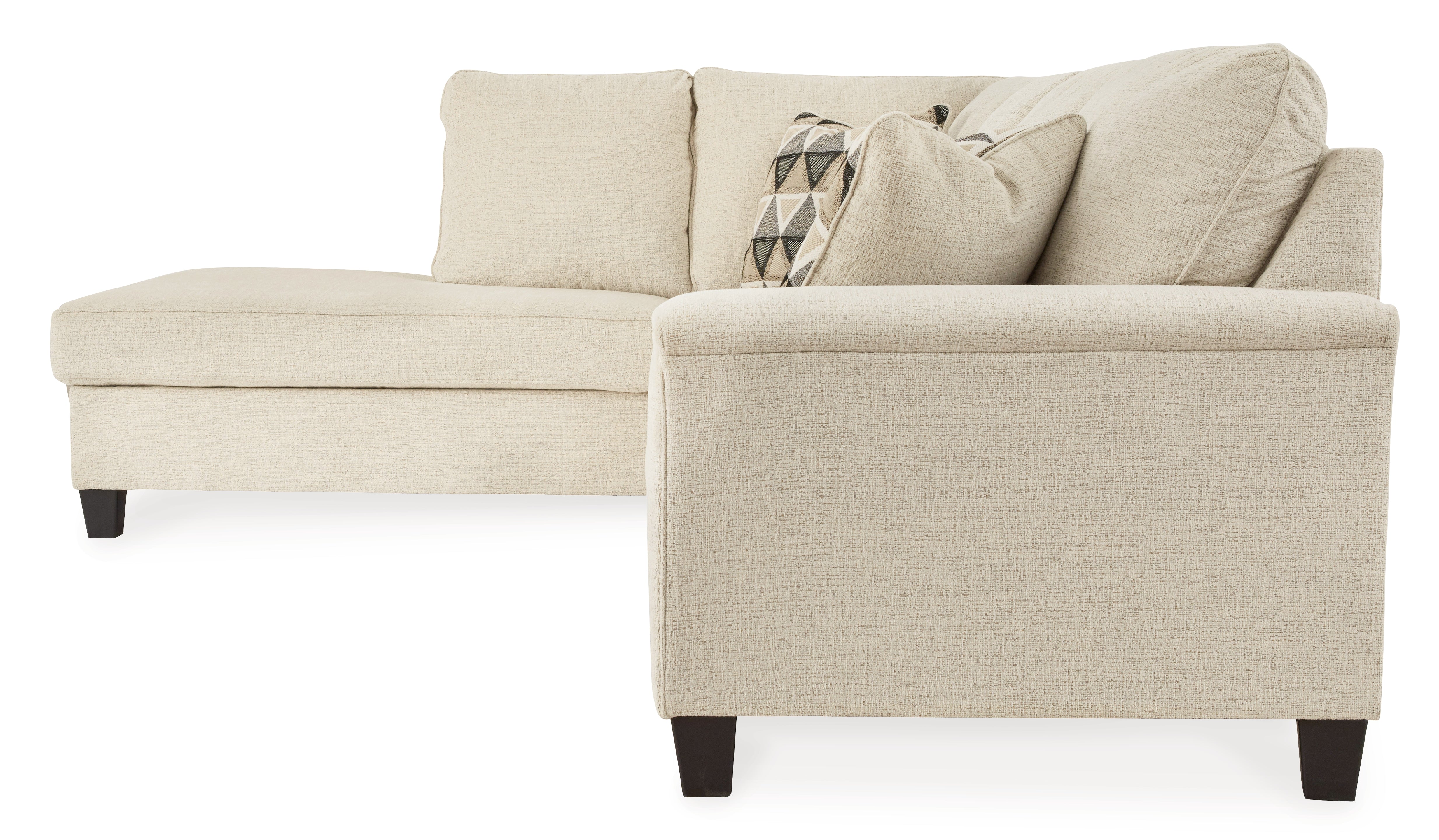 Furniture City Laplace - Ashley Furniture - Abinger Sectionals - LAF 2-Piece Sleeper Sectional with Chaise / Natural - 83904S1