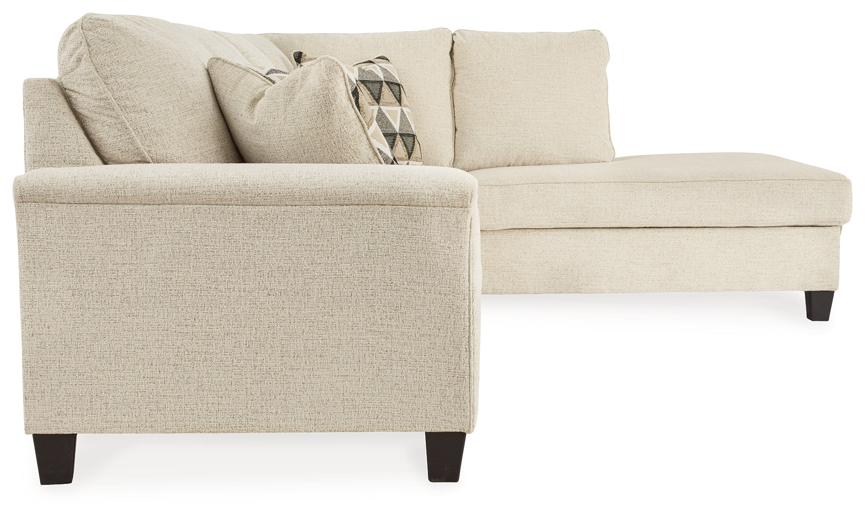 Furniture City Laplace - Ashley Furniture - Abinger Sectionals - LAF 2-Piece Sleeper Sectional with Chaise / Natural - 83904S2
