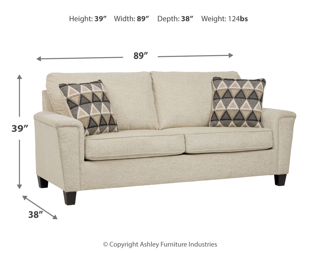 Furniture City Laplace - Ashley Furniture - AbingerLiving Room - Sofa / Natural - 8390438