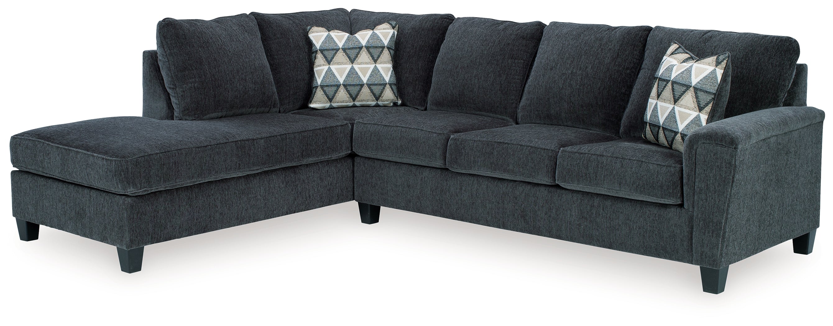 Furniture City Laplace - Ashley Furniture - Abinger Sectionals - RAF 2-Piece Sleeper Sectional with Chaise / Smoke - 83905S3