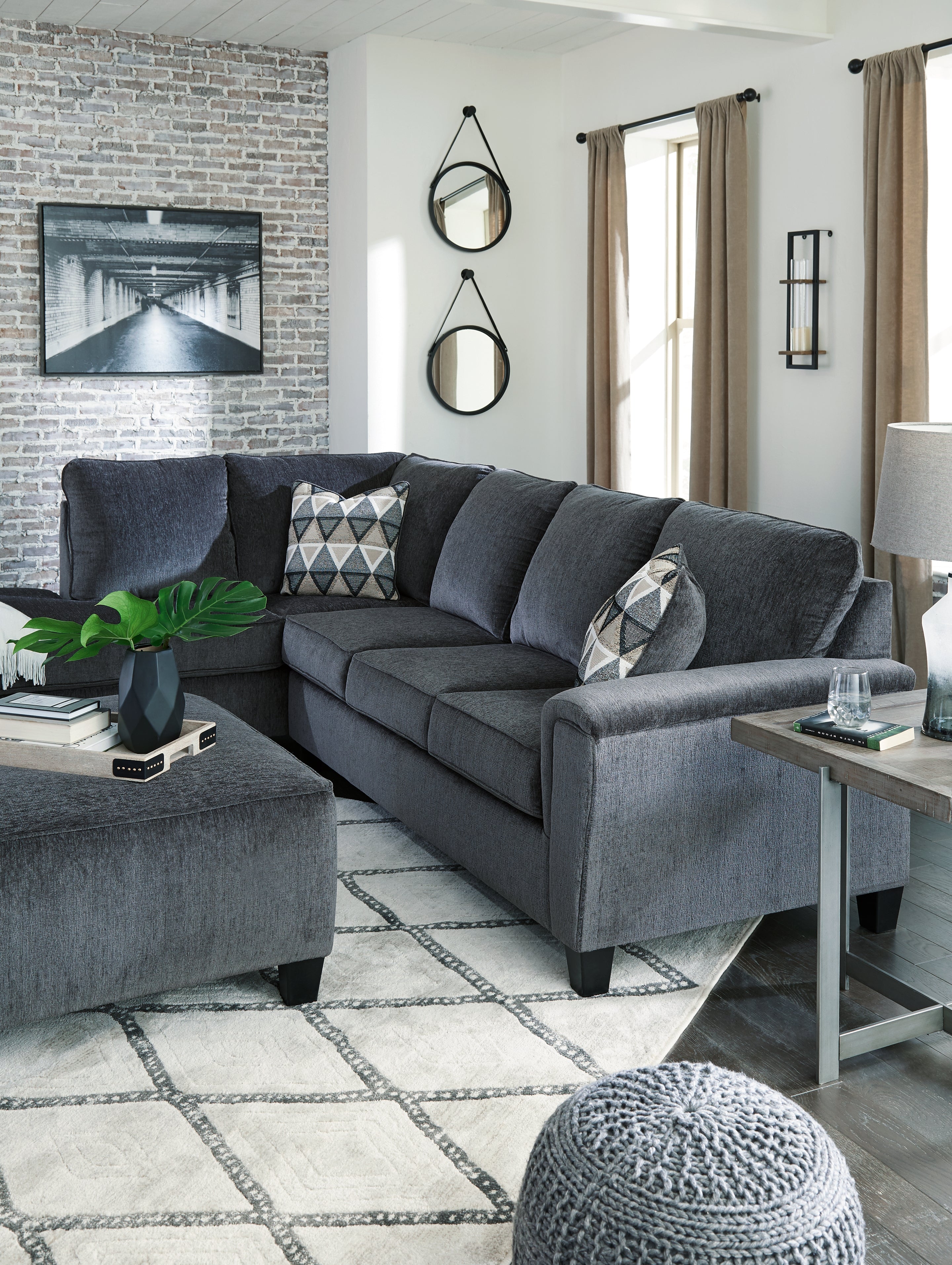 Furniture City Laplace - Ashley Furniture - Abinger Sectionals - LAF Sofa Sleeper / Natural - 8390469