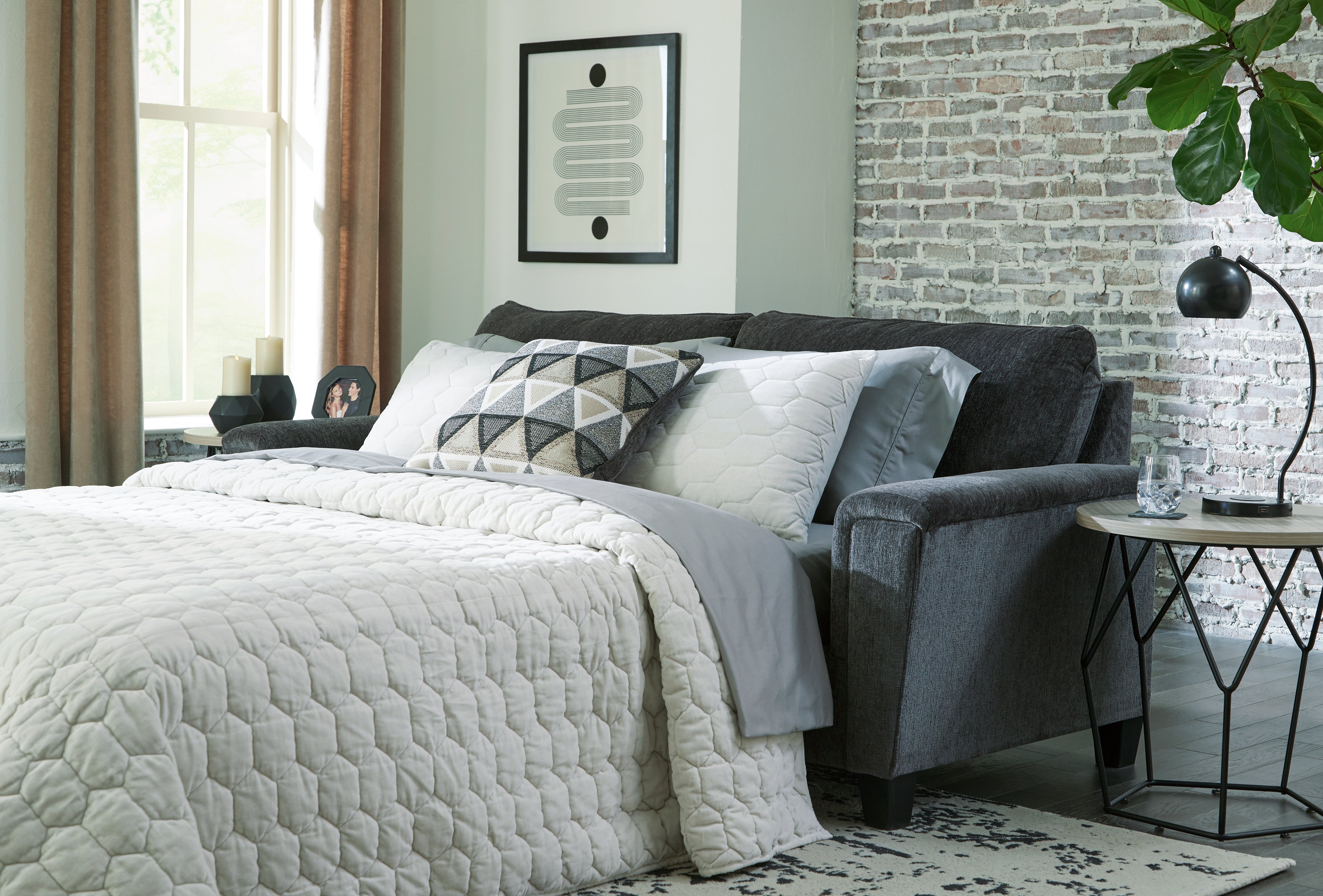 Furniture City Laplace - Ashley Furniture - AbingerLiving Room - Queen Sofa Sleeper - 8390539