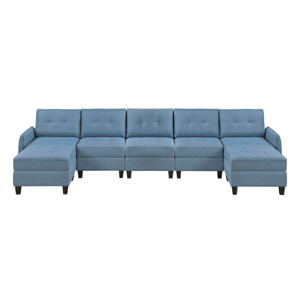 Garren - Sectional With Storage And Ottoman