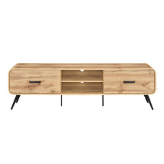 Rowan - 71" Low Profile TV Console - Natural