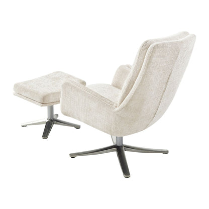 Parker - Swivel Chair With Ottoman
