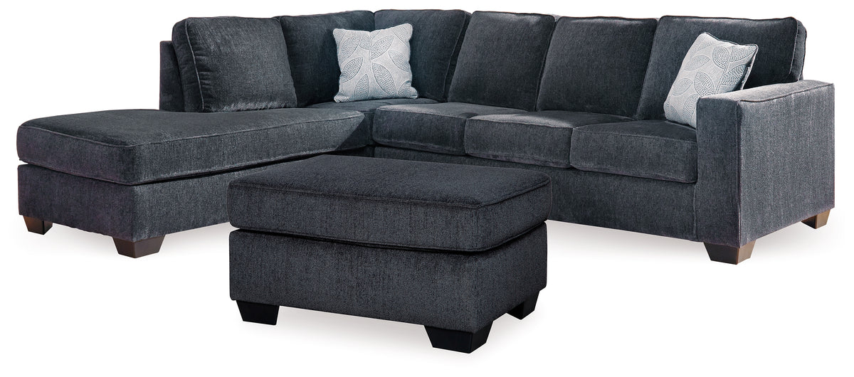 Furniture City Laplace - Ashley Furniture - Altari 2-Piece Sectional with Chaise and Ottoman - 2-Piece Sectional with Chaise and Ottoman - 87213U11