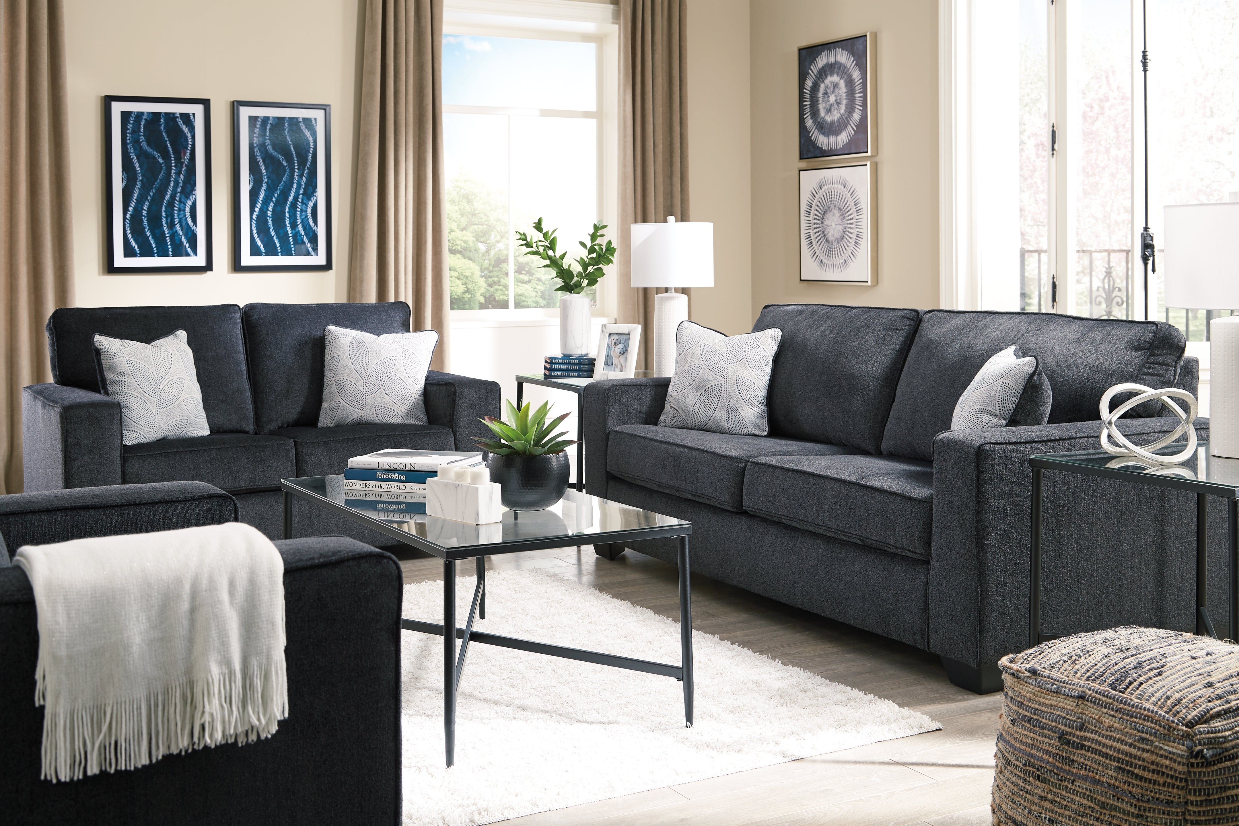 Furniture City Laplace - Ashley Furniture - AltariLiving Room - Sofa / Slate - 8721338