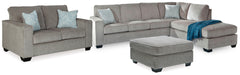 Furniture City Laplace - Ashley Furniture - Altari 2-Piece Sleeper Sectional, Loveseat and Ottoman - 2-Piece Sleeper Sectional, Loveseat and Ottoman - 87214U6