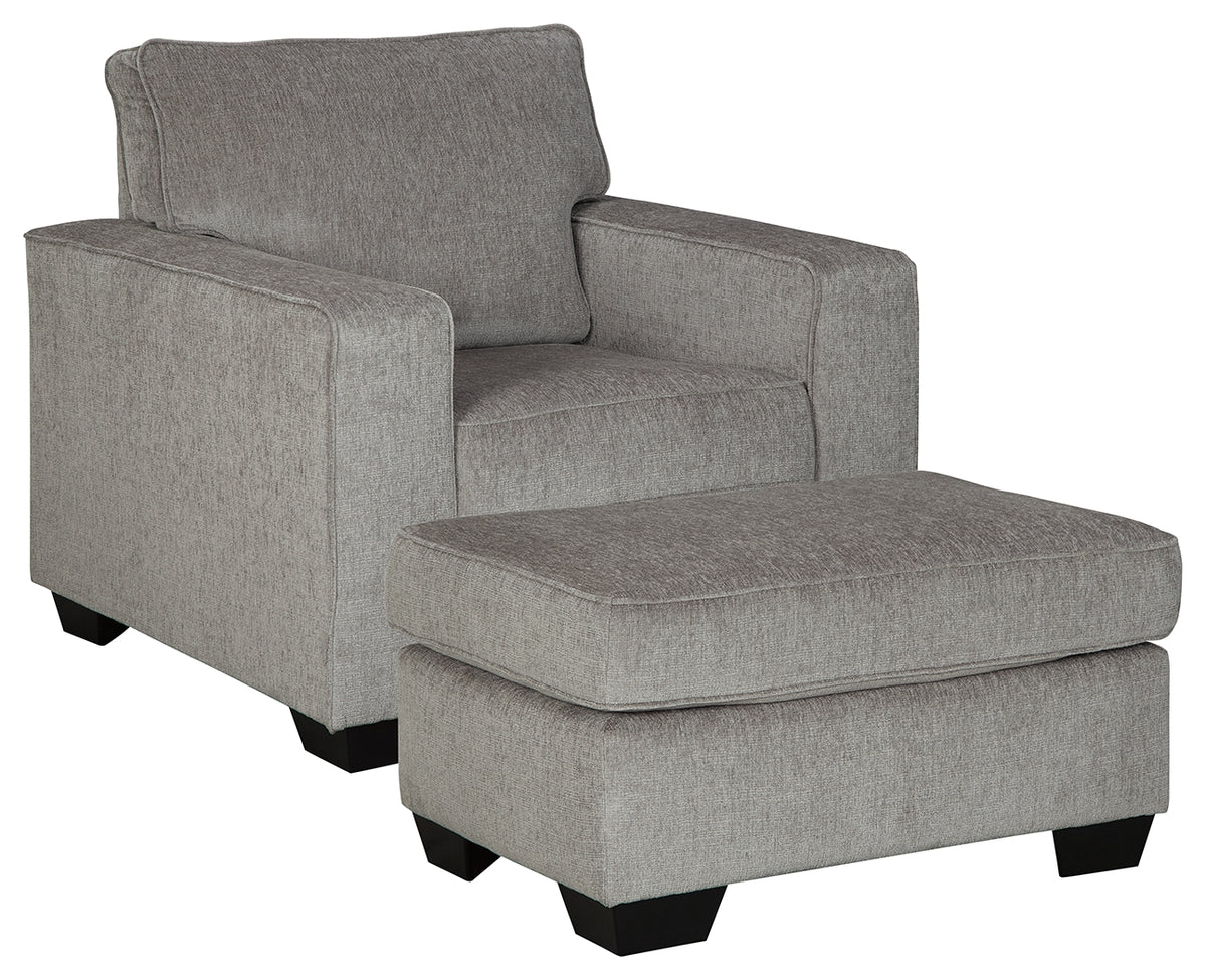 Furniture City Laplace - Ashley Furniture - Altari Chair and Ottoman - Chair and Ottoman - 87214U4